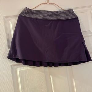 Lululemon purple skort, size 4 tall
